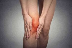 Dolor de rodilla debido a la osteoartritis.